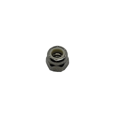 Nylon Insert Lock Nut, 1/4-20, Nylon, Zinc Plated